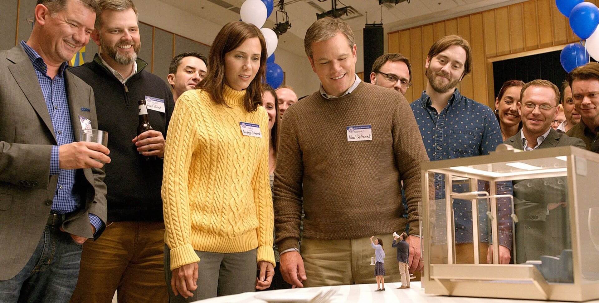 Image of Kristen Wiig and Matt Damon starring in the film, Downsizing