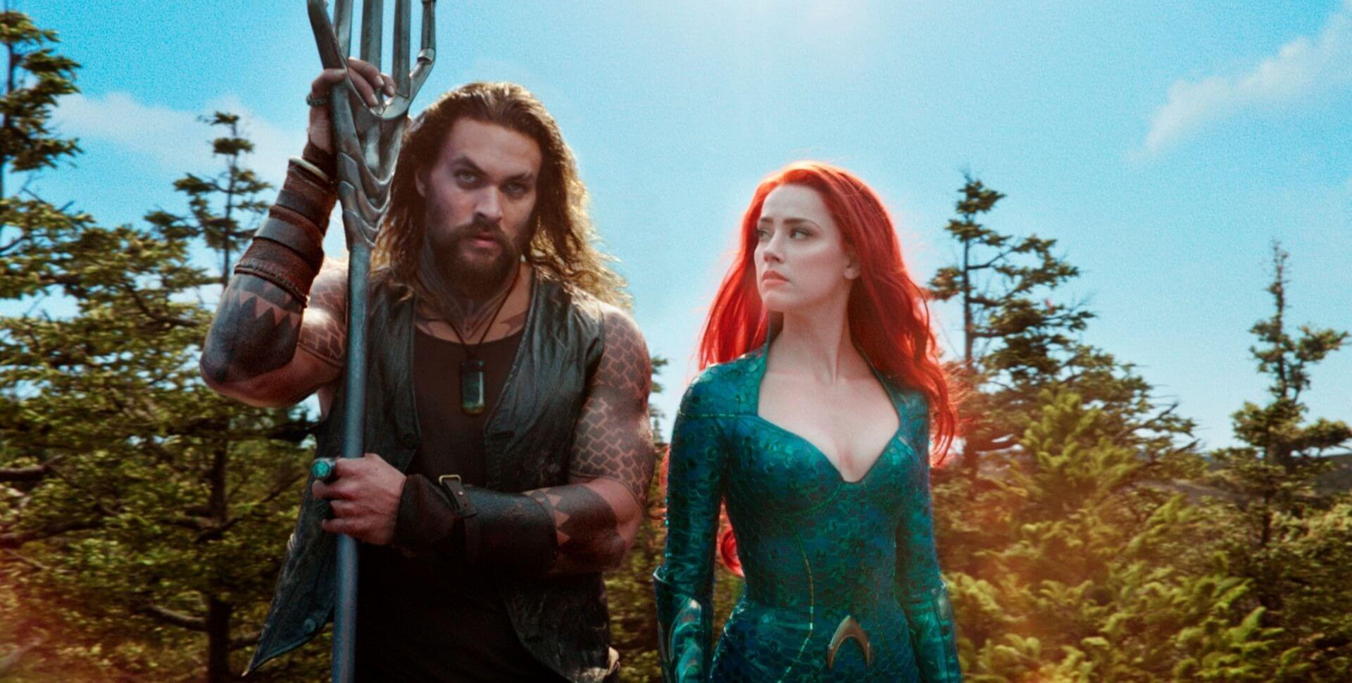 Image of Jason Momoa and Amber Heard from Aquaman (2018)