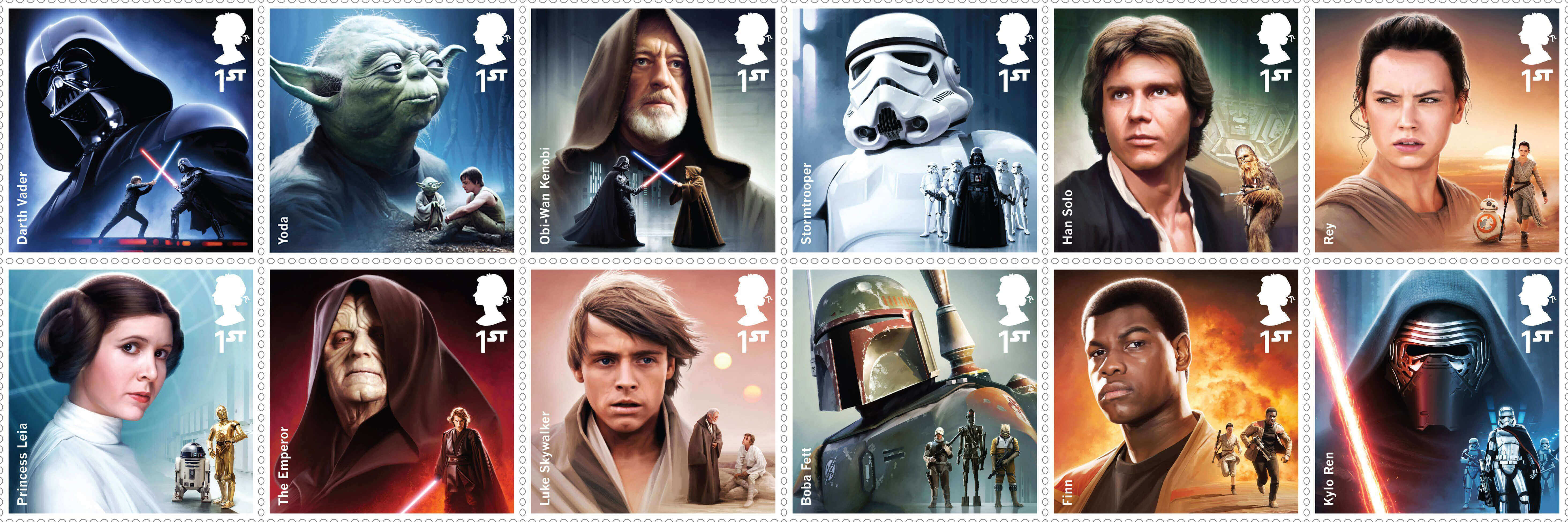 royal mail star wars stamps