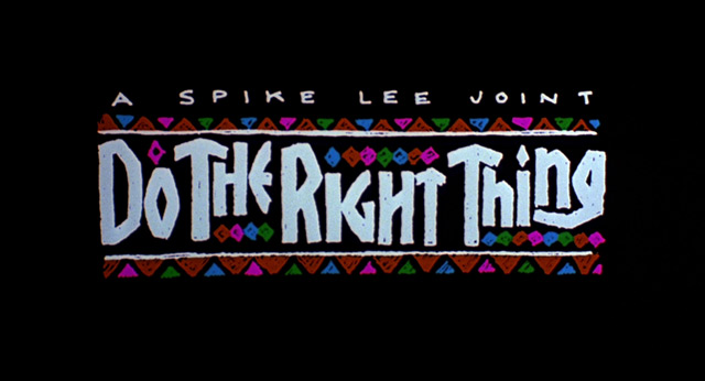 do the right thing movie title 1989