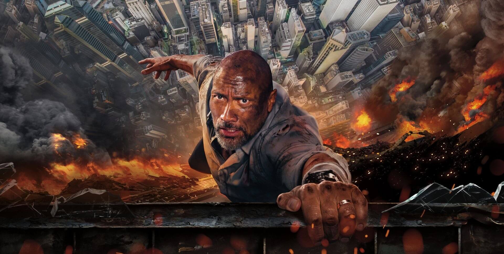 Dwayne Johnson in Skyscraper