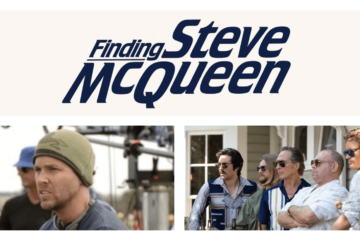 Image of interview from Finding Steve McQueen with director Mark Steven Johnson