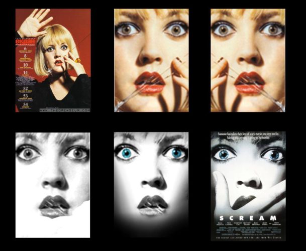 Drew Barrymore - Scream (1996) poster