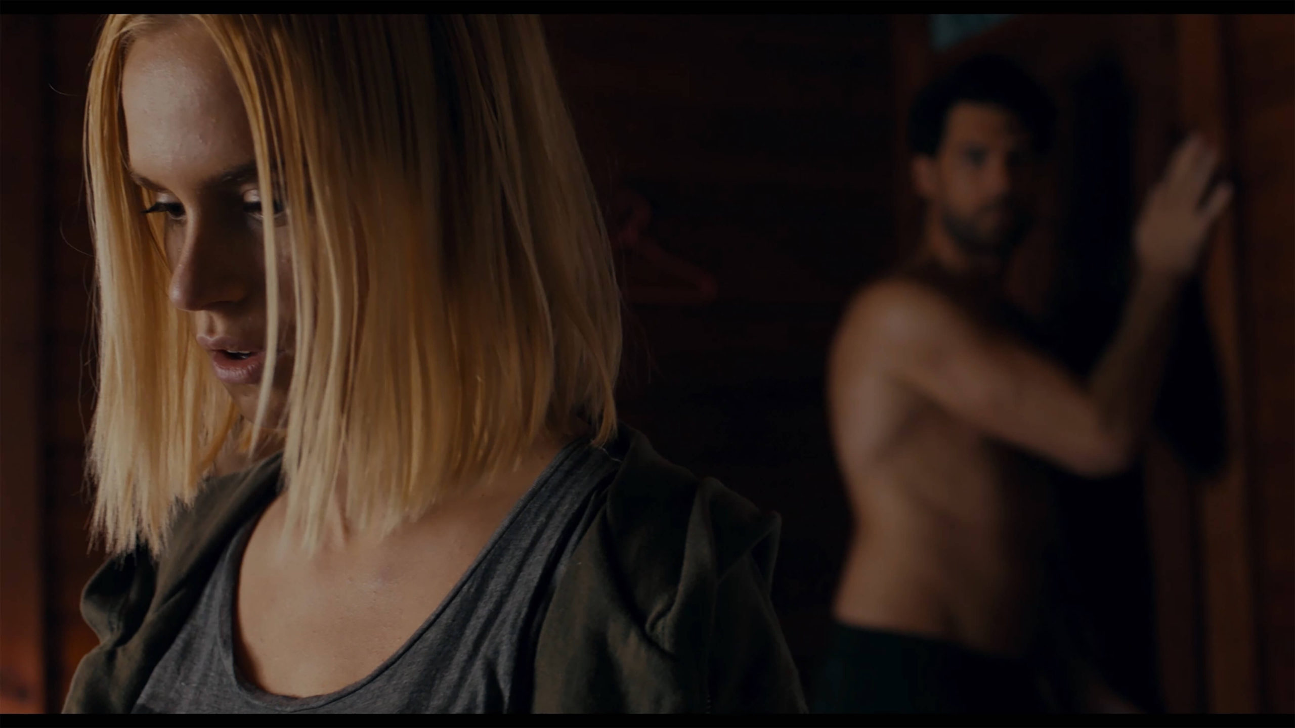 Ema Horvath and Trey Tucker in What Lies Below