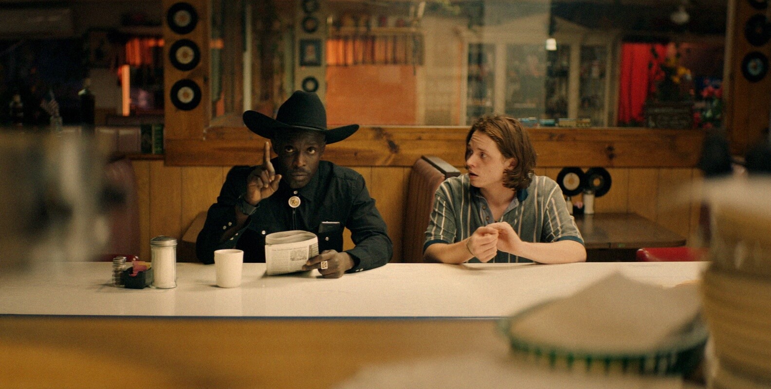 Michael Kenneth Williams and Jack Kilmer in film, Body Brokers (2021)