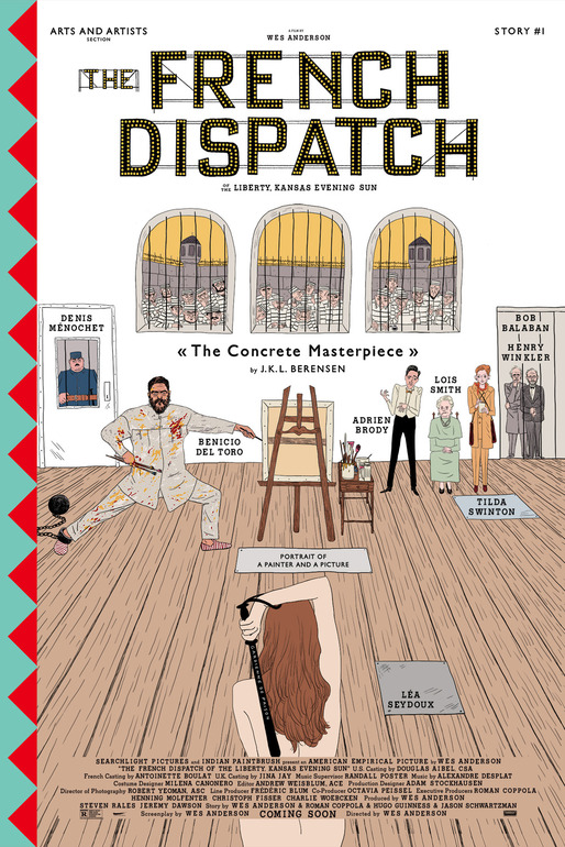 Official Poster for The French Dispatch