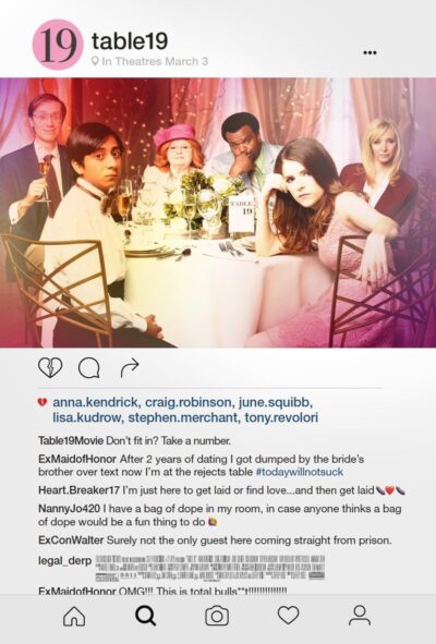 Table 19 2017 Movie Poster